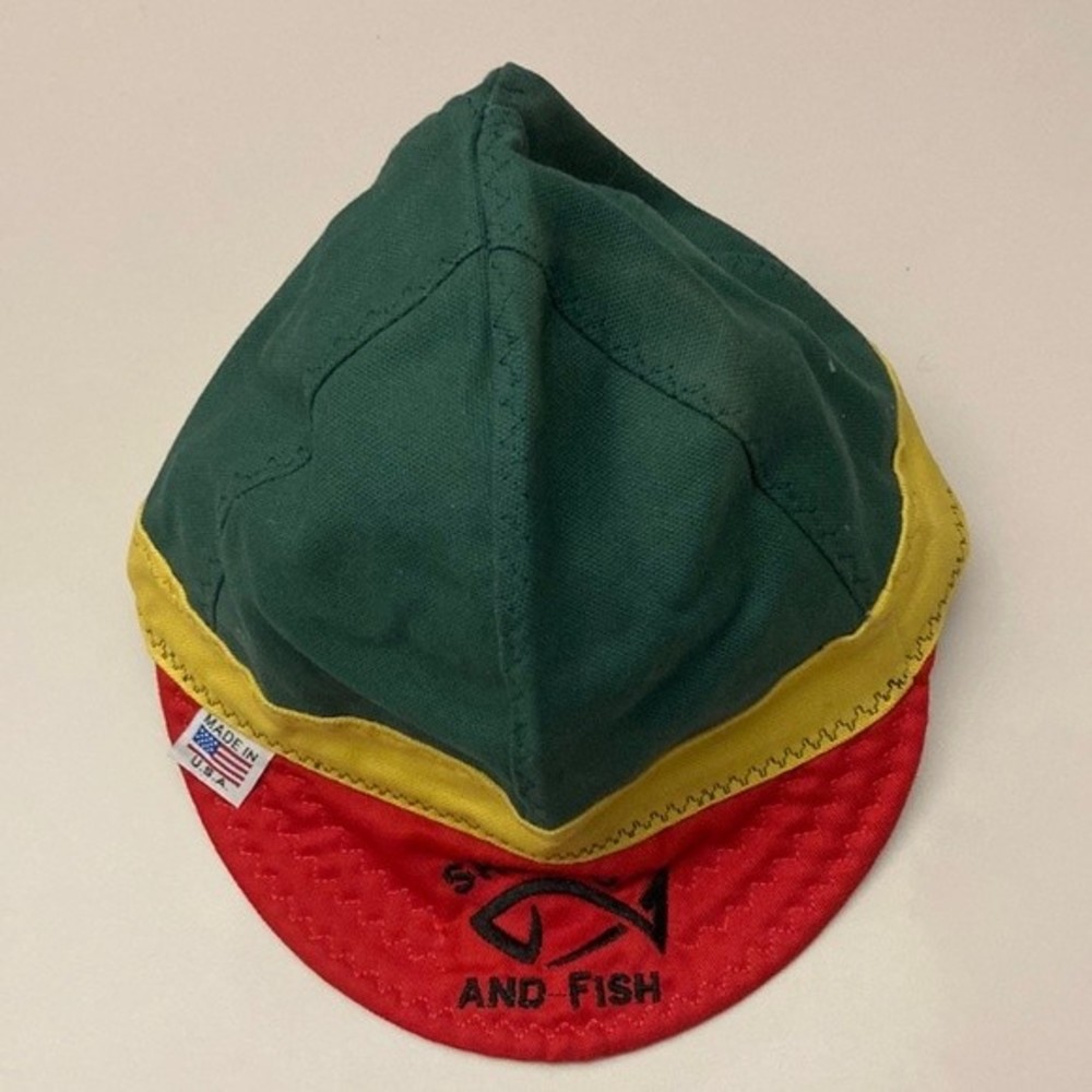 Vintage Shut Up And Fish Hat